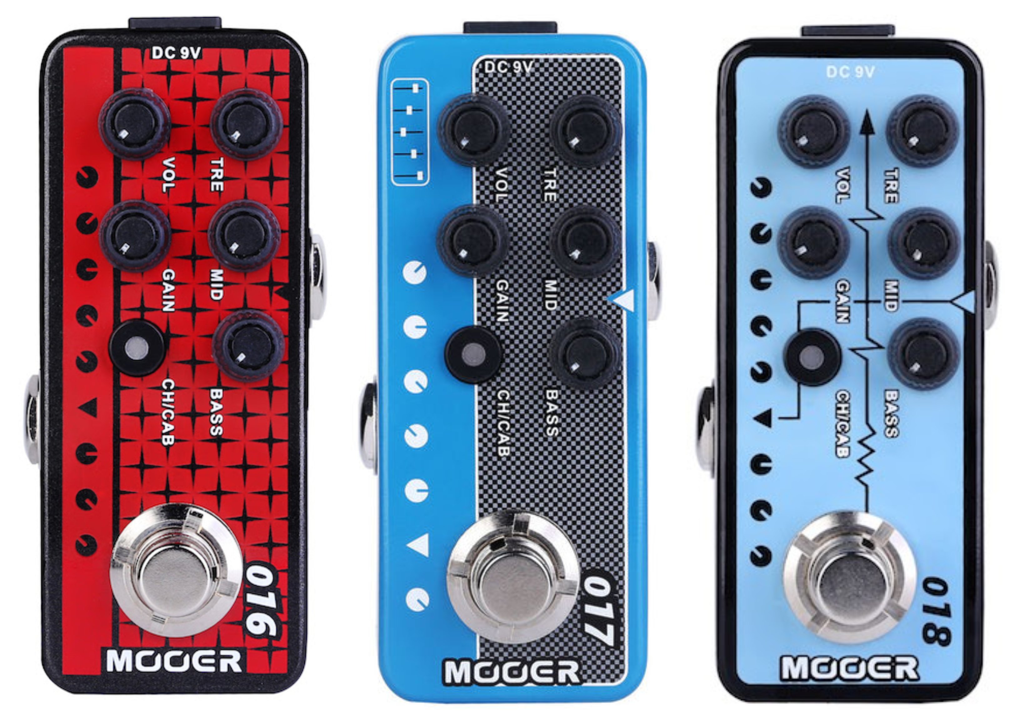 Mooer presenta tres nuevos Micro Preamps: Phoenix, Cali-MkIV y